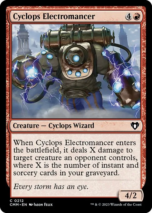 Cyclops Electromancer · Commander Masters 212/1067