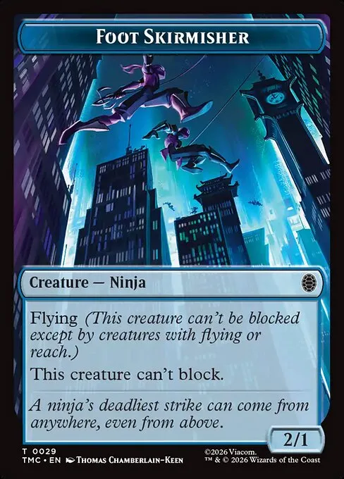 Foot Skirmisher · Teenage Mutant Ninja Turtles Eternal Tokens 29/31