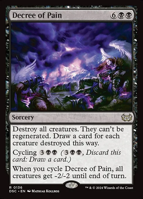 Decree of Pain · Duskmourn: House of Horror Commander 136/373