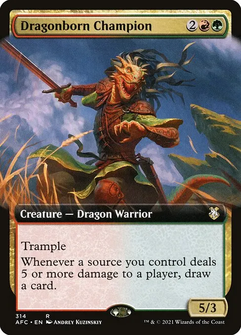 Dragonborn Champion · Forgotten Realms Commander 314/331
