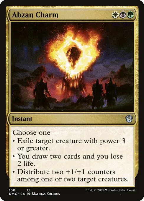 Abzan Charm · Dominaria United Commander 138/240