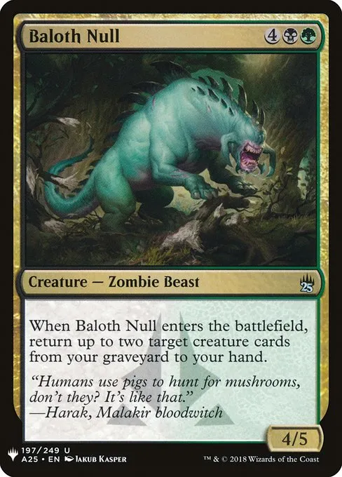 Baloth Null · The List A25-197/5050