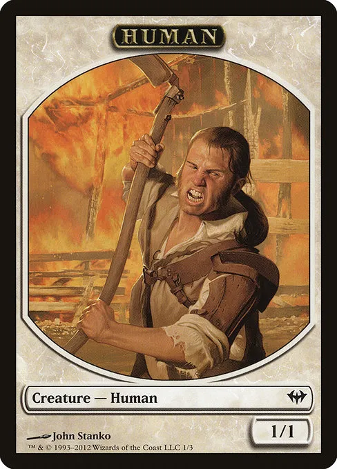Human · Dark Ascension Tokens 1/4