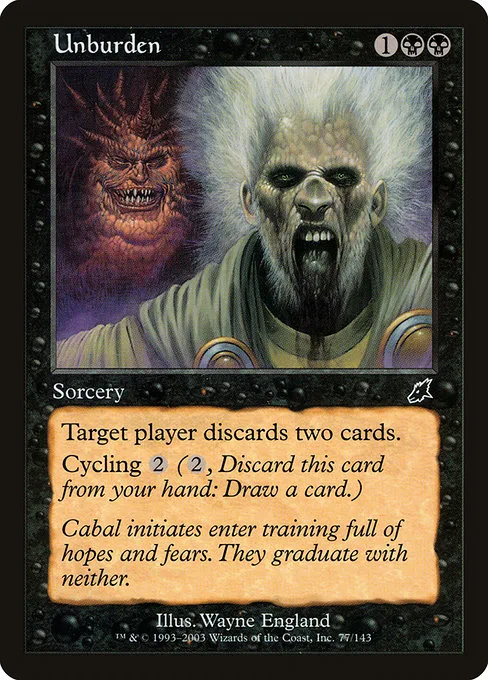 Unburden · Scourge 77/143