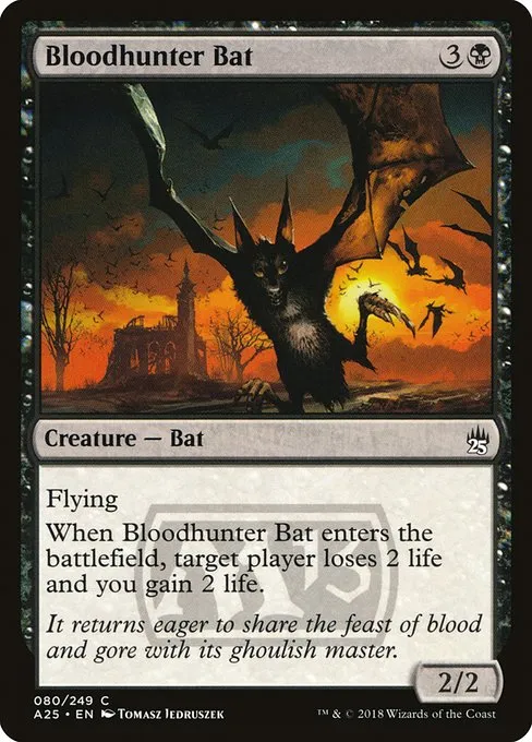 Bloodhunter Bat · Masters 25 80/249