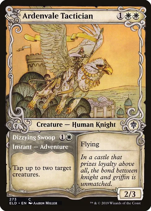 Ardenvale Tactician // Dizzying Swoop · Throne of Eldraine 273/398