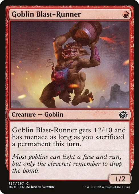 Goblin Blast-Runner · The Brothers' War 137/399