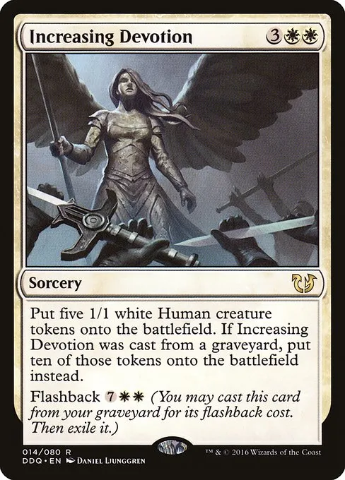 Increasing Devotion · Duel Decks: Blessed vs. Cursed 14/80