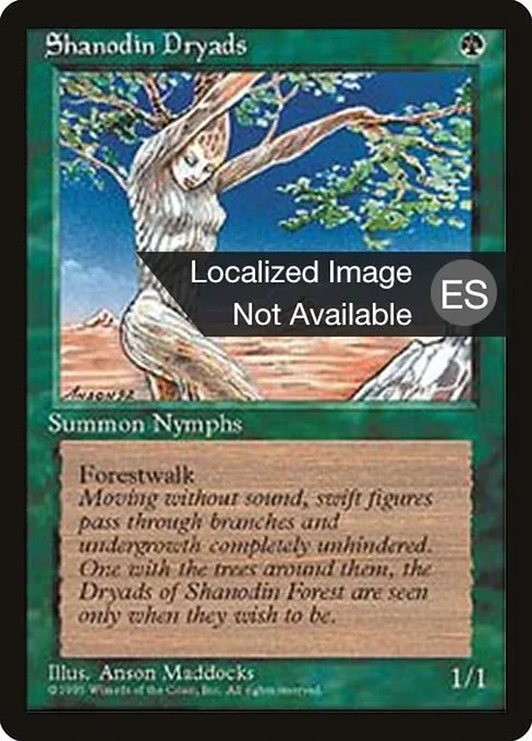 Shanodin Dryads · Fourth Edition Foreign Black Border 271/378