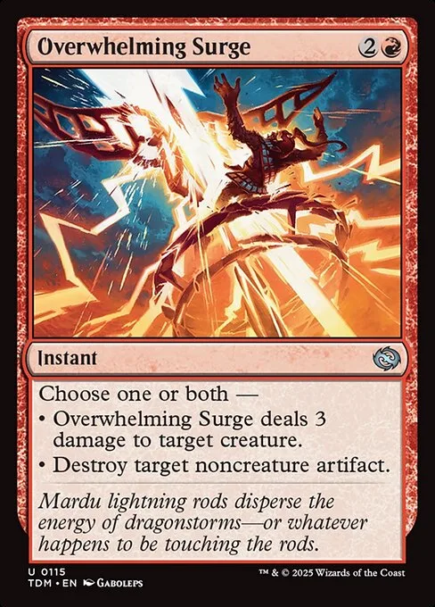 Overwhelming Surge · Tarkir: Dragonstorm 115/427