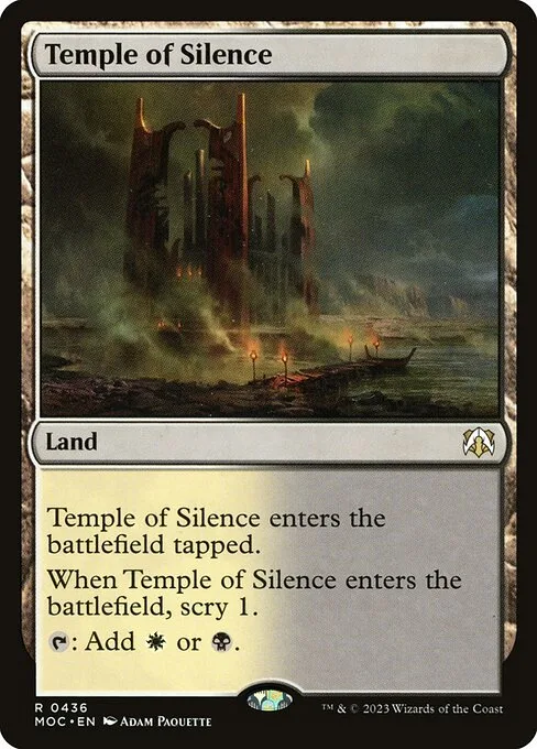 Temple of Silence · March of the Machine Commander 436/450