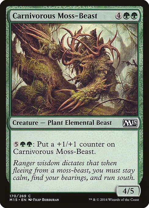 Carnivorous Moss-Beast · Magic 2015 170/284