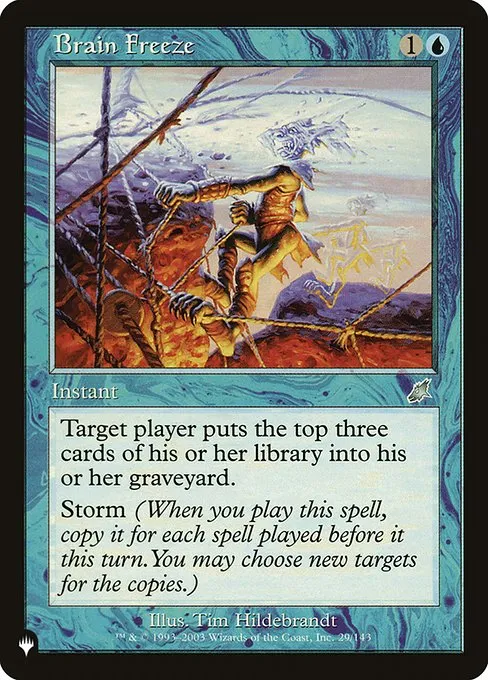 Brain Freeze · The List SCG-29/5050