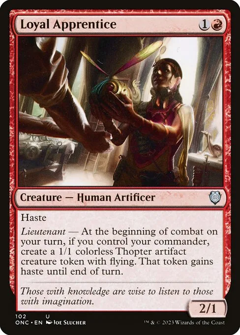 Loyal Apprentice · Phyrexia: All Will Be One Commander 102/174