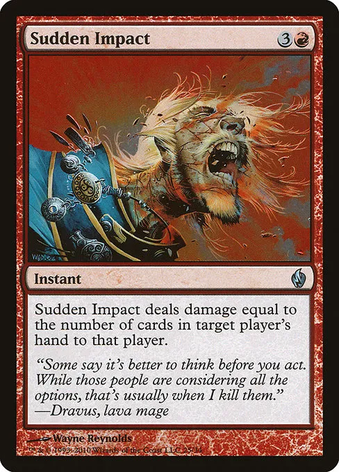 Sudden Impact · Premium Deck Series: Fire and Lightning 25/34