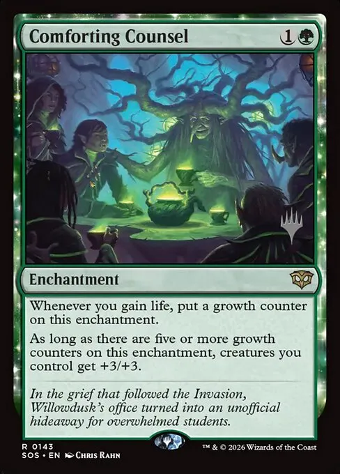 Comforting Counsel · Secrets of Strixhaven Promos 143p/80