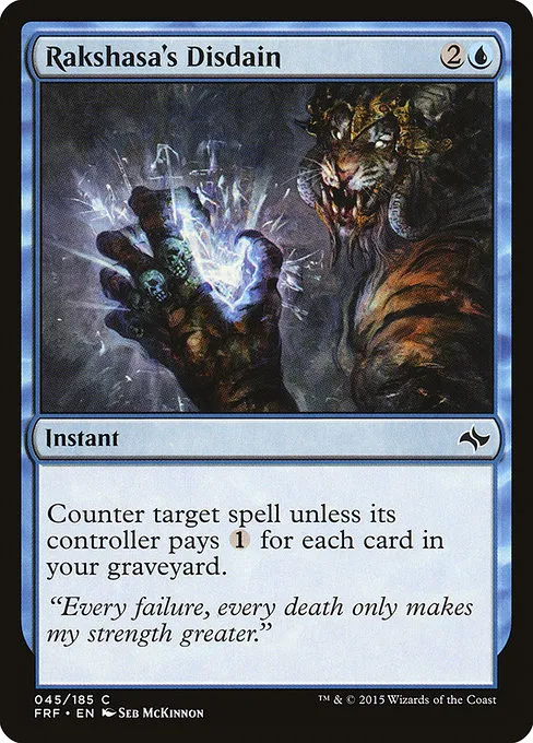 Rakshasa's Disdain · Fate Reforged 45/191
