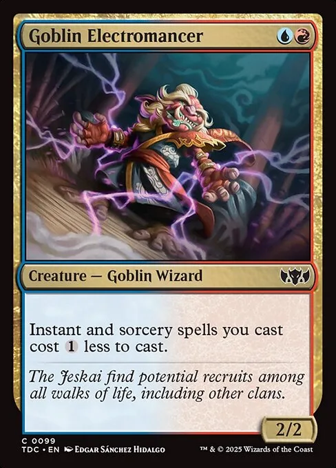 Goblin Electromancer · Tarkir: Dragonstorm Commander 99/413
