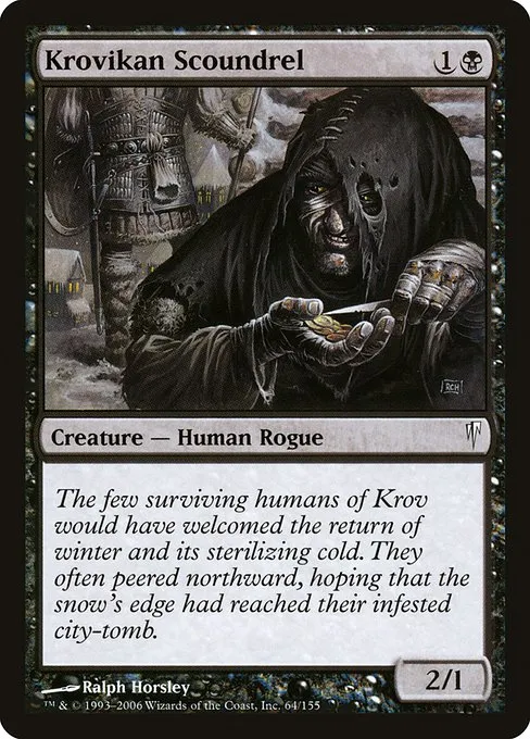Krovikan Scoundrel · Coldsnap 64/155