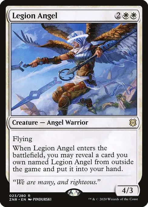 Legion Angel · Zendikar Rising 23/407