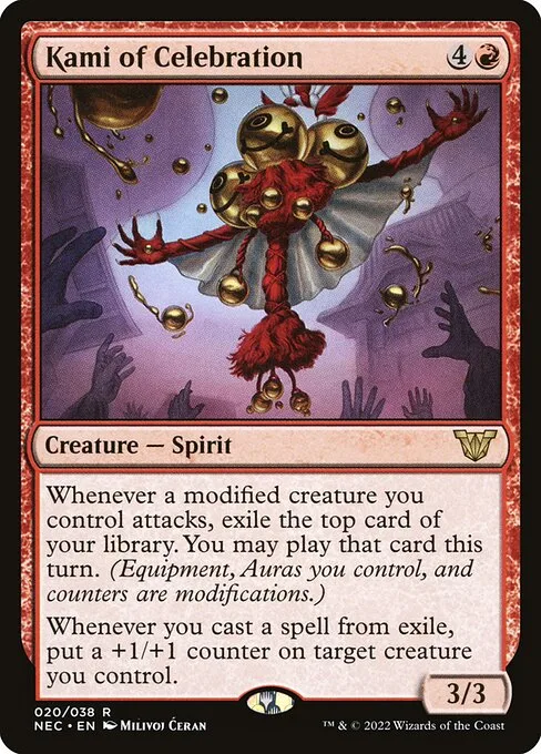 Kami of Celebration · Neon Dynasty Commander 20/179