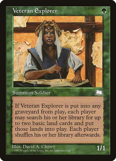 Veteran Explorer · Weatherlight 144/167