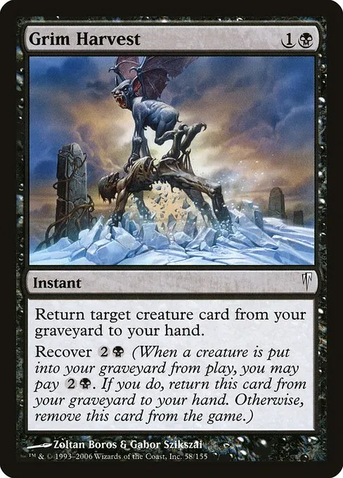 Grim Harvest · Coldsnap 58/155