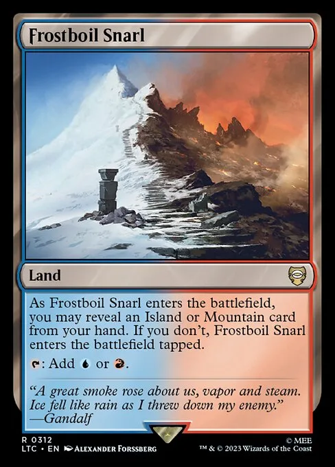 Frostboil Snarl · Tales of Middle-earth Commander 312/591