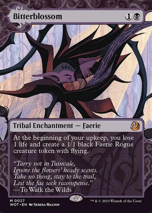 Bitterblossom · Wilds of Eldraine: Enchanting Tales 27/103