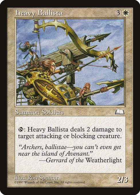 Heavy Ballista · Weatherlight 17/167