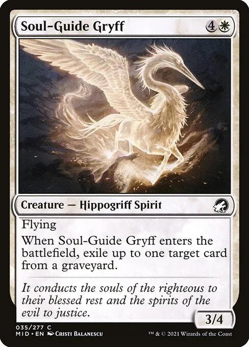 Soul-Guide Gryff · Innistrad: Midnight Hunt 35/399