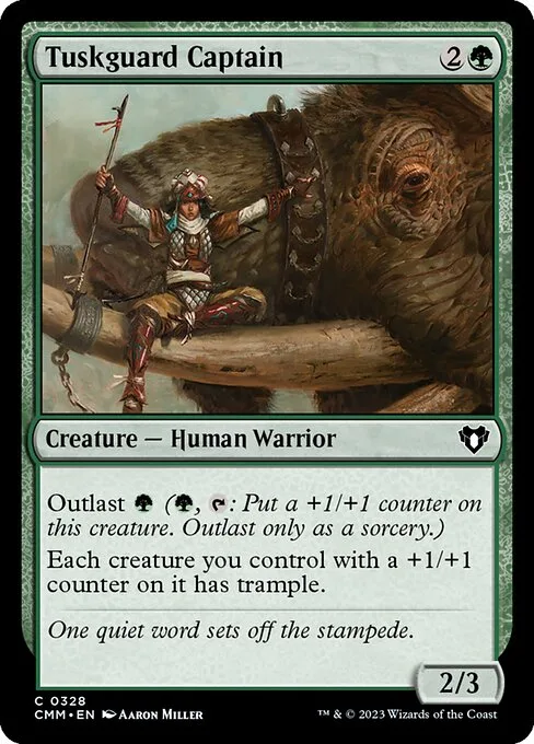 Tuskguard Captain · Commander Masters 328/1067