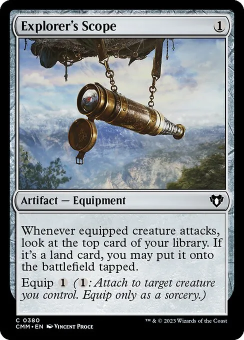 Explorer's Scope · Commander Masters 380/1067