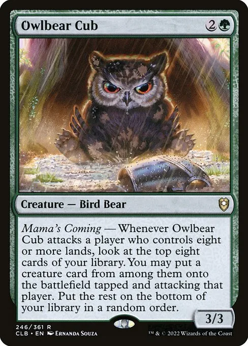 Owlbear Cub · Commander Legends: Battle for Baldur's Gate 246/936