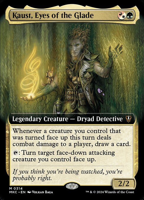 Kaust, Eyes of the Glade · Murders at Karlov Manor Commander 314/358