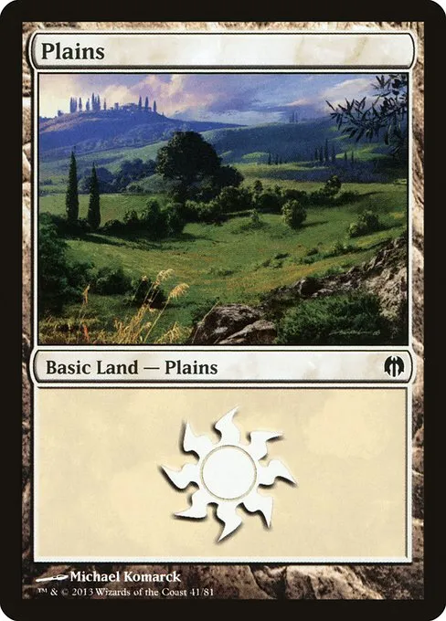 Plains · Duel Decks: Heroes vs. Monsters 41/81