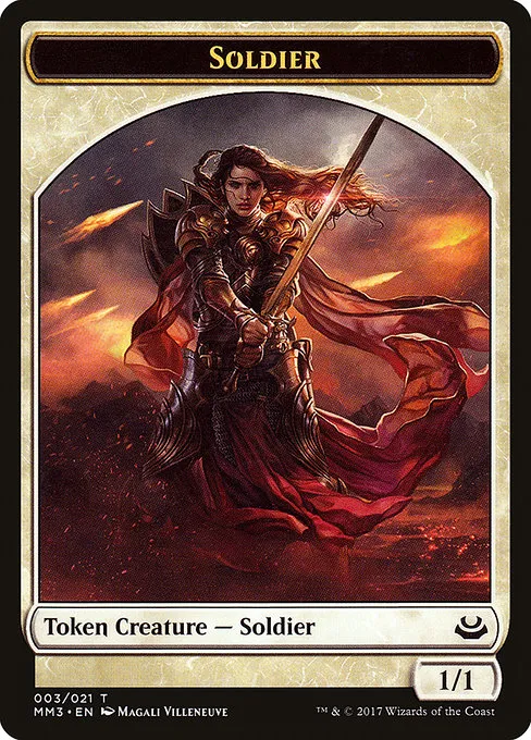 Soldier · Modern Masters 2017 Tokens 3/21