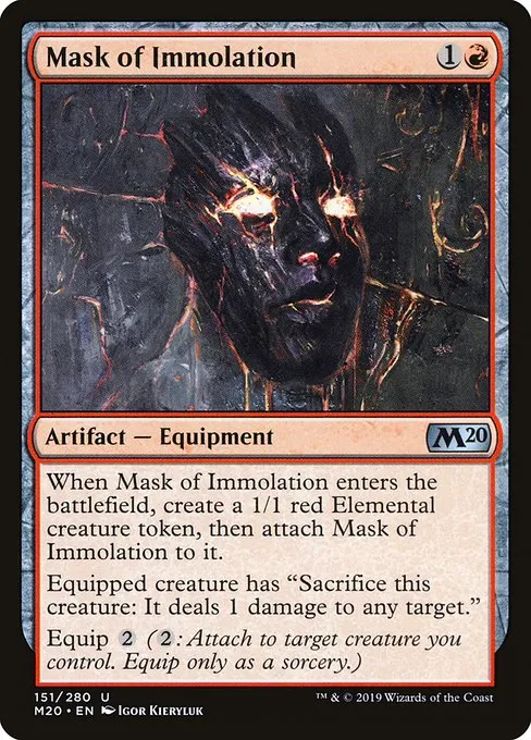 Mask of Immolation · Core Set 2020 151/346