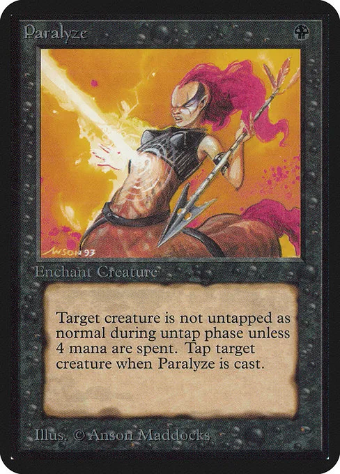 Paralyze · Limited Edition Alpha 119/295