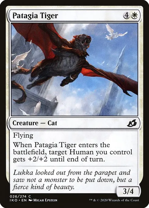 Patagia Tiger · Ikoria: Lair of Behemoths 26/390
