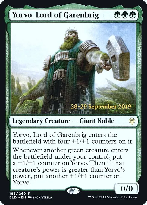 Yorvo, Lord of Garenbrig · Throne of Eldraine Promos 185s/138