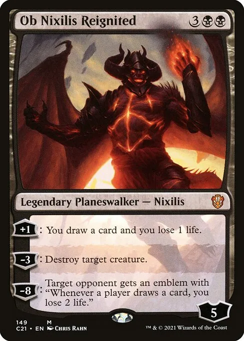 Ob Nixilis Reignited · Commander 2021 149/409
