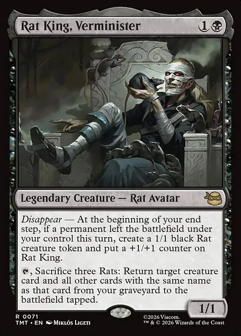 Rat King, Verminister · Teenage Mutant Ninja Turtles 71/320
