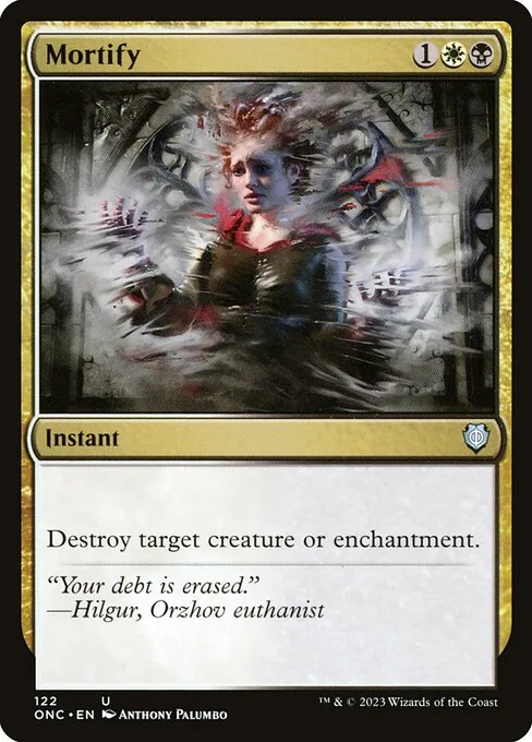Mortify · Phyrexia: All Will Be One Commander 122/174