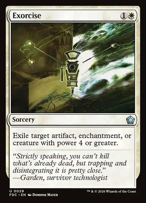 Exorcise · Foundations Commander 29/3