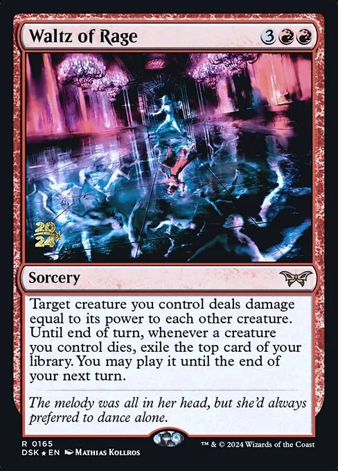 Waltz of Rage · Duskmourn: House of Horror Promos 165s/160