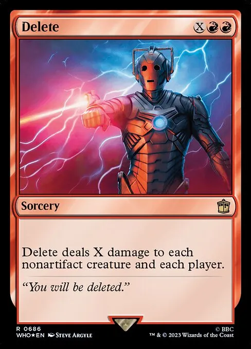 Delete · Doctor Who 686/1178
