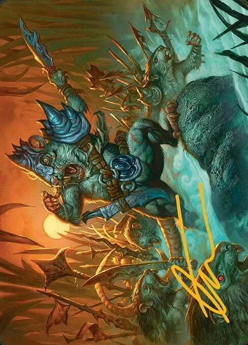 Persistent Marshstalker // Persistent Marshstalker · Bloomburrow Art Series 14/54
