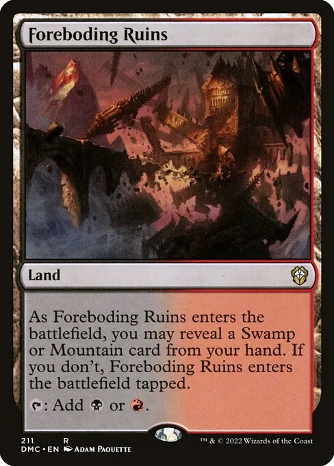Foreboding Ruins · Dominaria United Commander 211/240