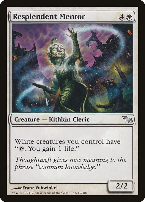 Resplendent Mentor · Shadowmoor 19/302